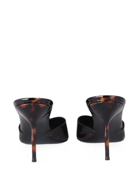 Papuci tip mules Paris Texas din piele maro