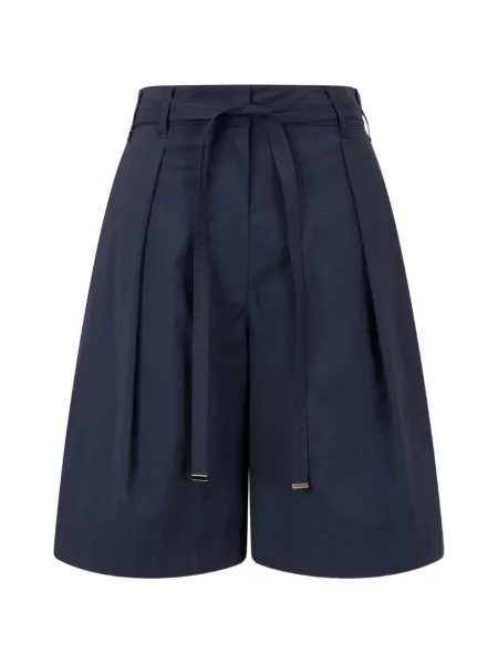 Cu centură pantaloni scurți Tomboy albastru