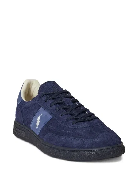 Șapcă Polo Ralph Lauren cu broderie din țesătură twill în carouri albastru