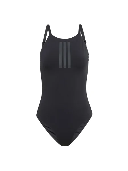 ADIDAS SPORTSWEAR Športne enodelne kopalke Iconisea Ribbed Padded Thin Straps' rjava