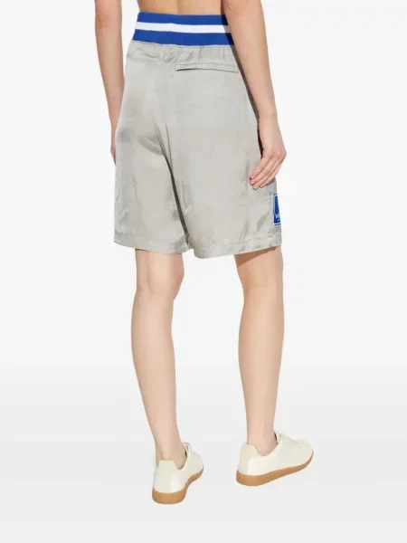 Pantaloni scurți Off-white cu imagine alb