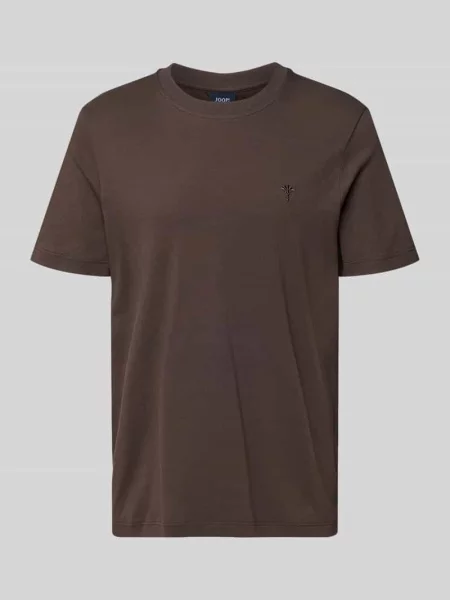 T-shirt z wyhaftowanym logo model Priamo' Joop! Collection