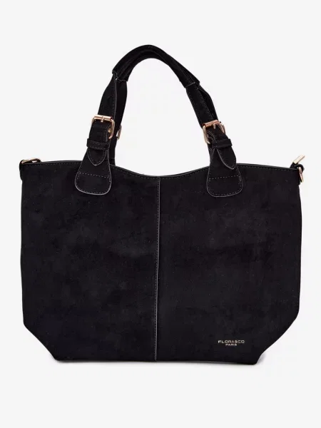Geantă Flora & Co din piele negru