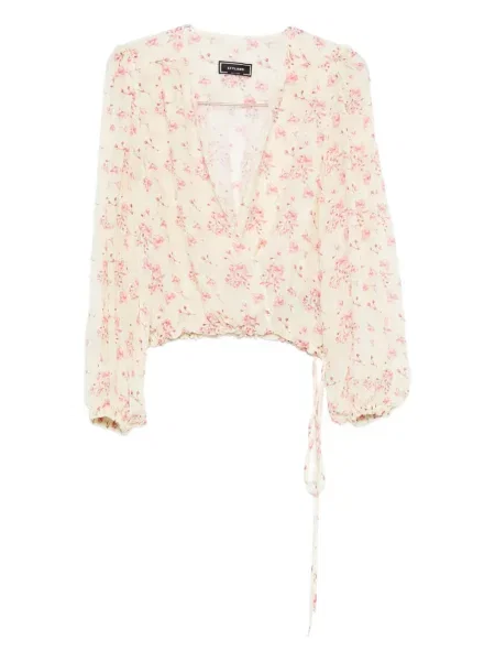 Bluză Styland cu model floral cu imagine