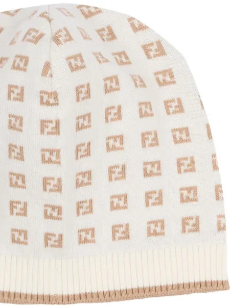 Czapka dziecięca Fendi biała