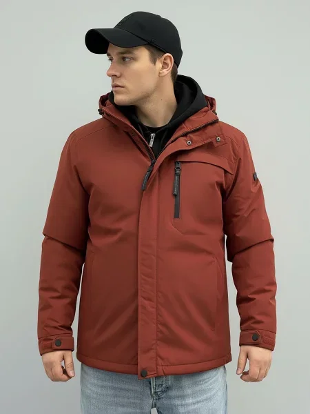 Демисезонная куртка Sun`s House бордовая