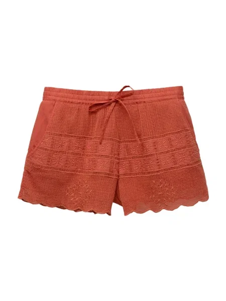 Pull&Bear Hlače rdeča