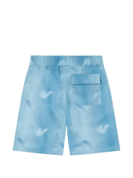 Szorty dziecięce Emporio Armani niebieskie