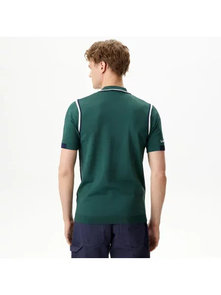 Поло Lacoste зеленое