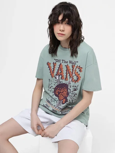 Футболка Vans зеленая