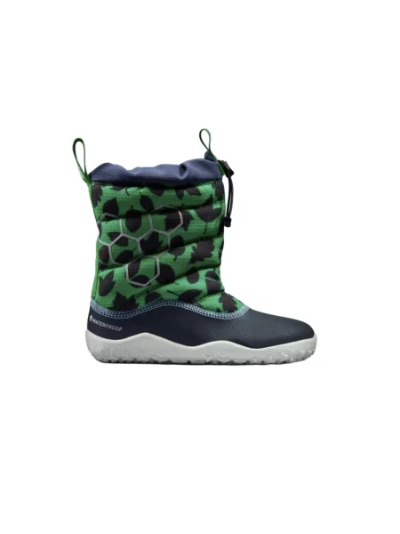 Vivo Barefoot Bocanci de zăpadă LUMI FG X MUDDY PUDDLES KIDS' verde