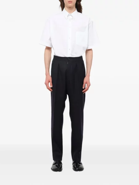 Vilnonės kelnės Maison Margiela mėlyna