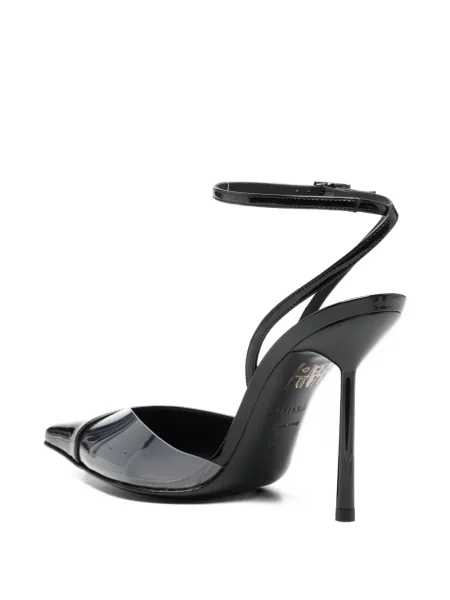 Cropp pantofi cu toc Le Silla cu bretele negru