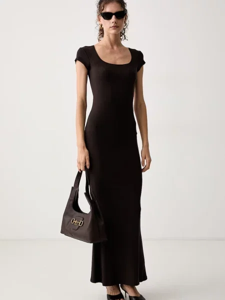 Guess rochie cu modal maro