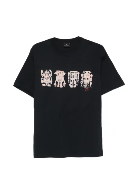 Tricou Ps Paul Smith cu imagine albastru
