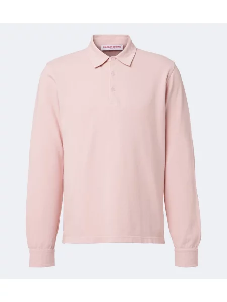 Tricou polo Orlebar Brown roz