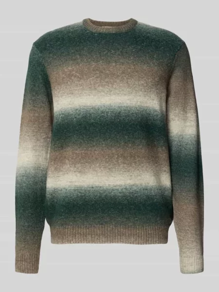 Sweter o kroju regular fit z dzianiny z dodatkiem bawełny model ‘BERTIL’ Only & Sons