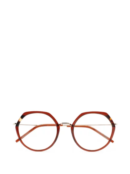 Ochelari de soare Kaleos cu imprimeu geometric maro