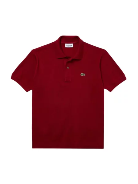 Koszulka polo Lacoste klasyczna z krótkim rękawem z logo czerwona