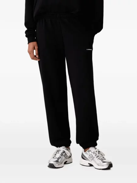 Pantaloni La Mania cu imagine alergare negru