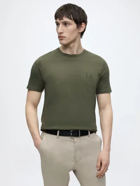 BOSS Tricou Tales kaki
