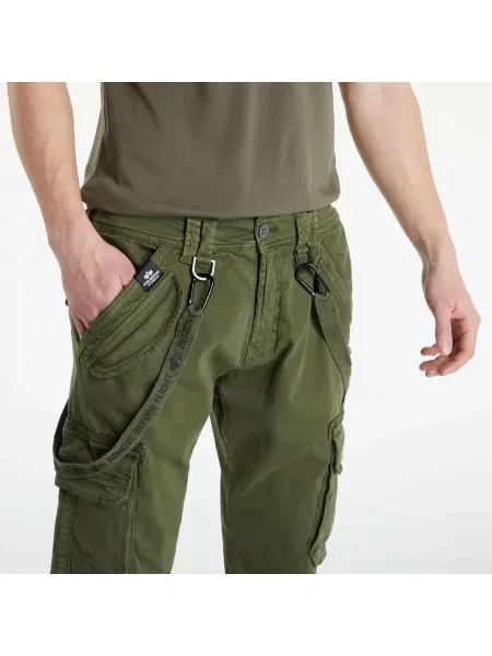 Штани Alpha Industries Utility Pant фасон cargo зелений