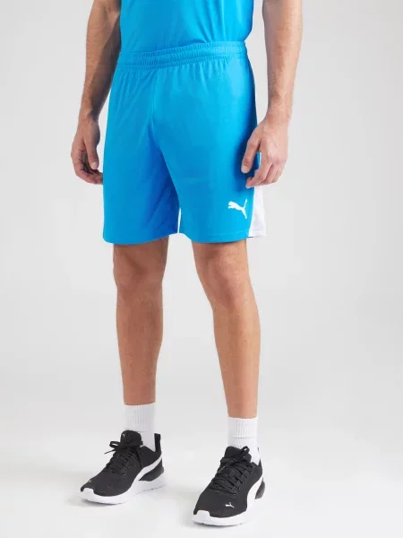 PUMA Pantaloni sport azuriu alb