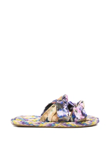 Sandale Zimmermann cu model floral cu imagine violet