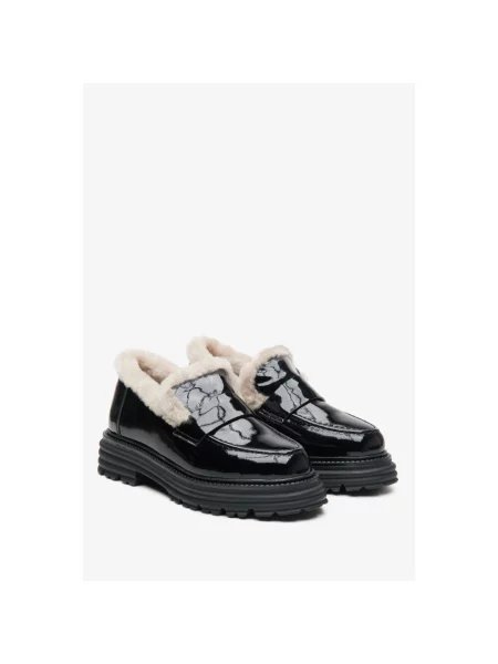 Зимові лофери Estro чорні