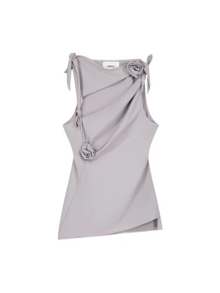 Top Coperni w kwiatki szary
