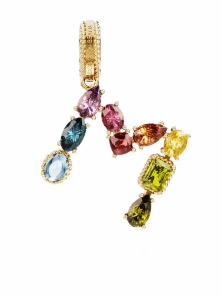 Pandantiv Dolce & Gabbana Rainbow cu strasuri galben