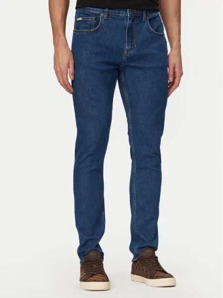 Guess Jeans Blugi Skinny Fit albastru