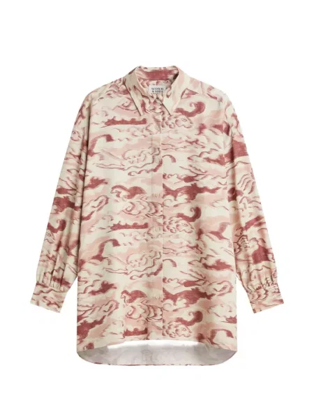 Lung cămașă Scotch & Soda cu imagine