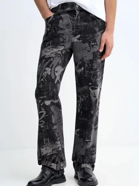 Kavbojke Karl Lagerfeld Jeans siva