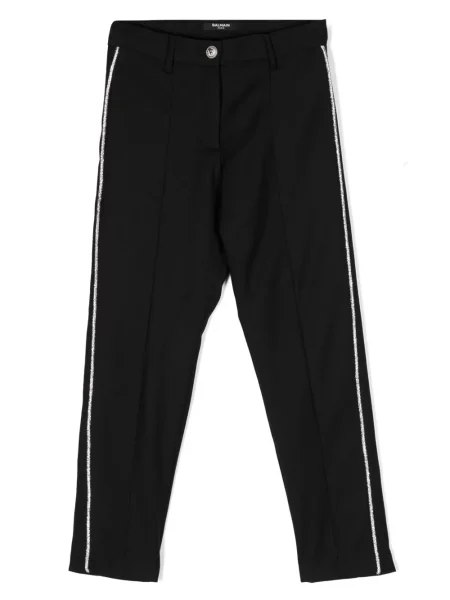Dětské kalhoty Balmain černé