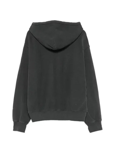 Hanorac cu glugă Stüssy cu imagine negru