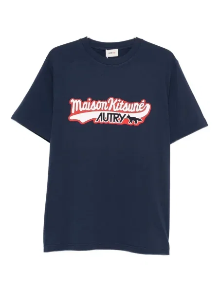Tricou Autry cu imagine albastru