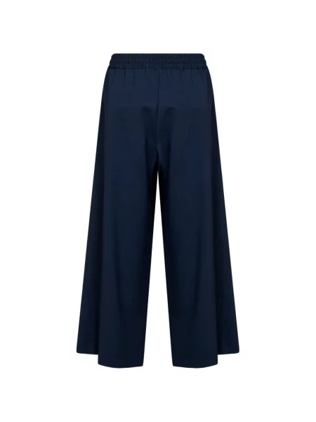Pantaloni Weekend Max Mara cu cordon albastru