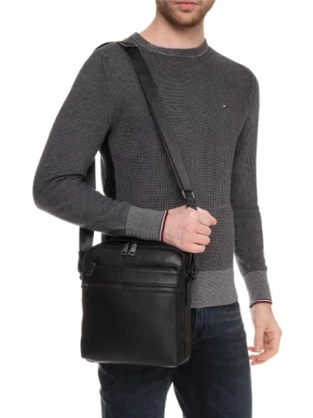 RoyalBag Мессенджер Шкіра чорний