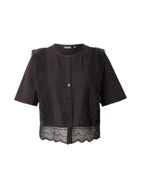 PIECES Bluză PCSIMINNA' negru