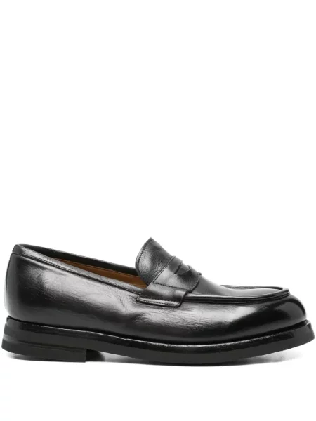 Pantofi loafer Green George din piele negru