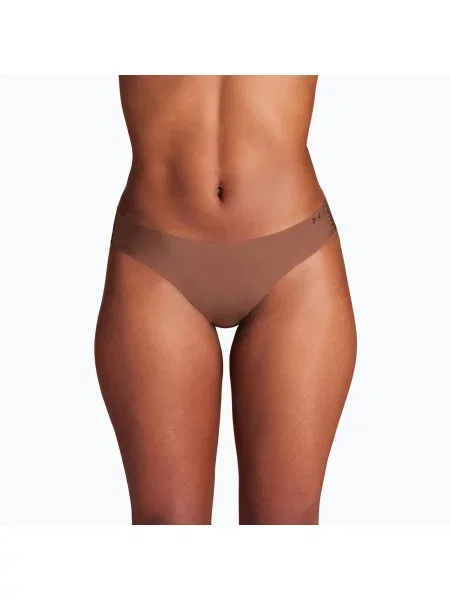 Stringi Under Armour Pure Stretch Ns Thong 3 pary hue beżowe