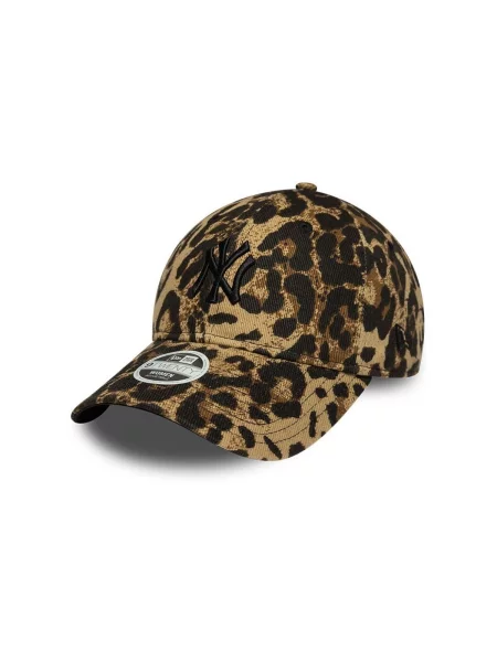 Čiapka New Era s leopardím vzorom hnedá