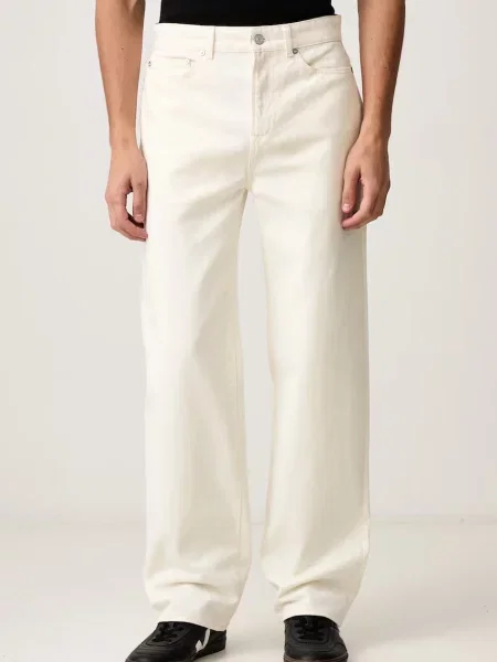 Lacoste blugi straight pentru bărbați bej