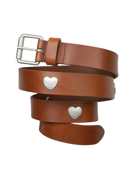 Pas Carhartt WIP Tylor Belt Cognac/ Silver M brązowy