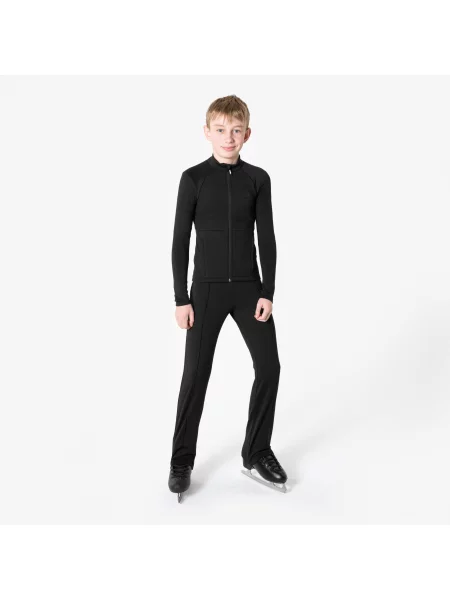 Legginsy treningowe do łyżwiarstwa figurowego dla dzieci Axelys czarne