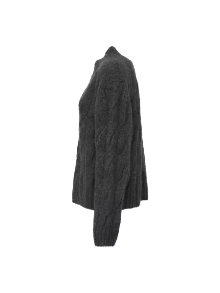 Sweter Allude z kaszmiru szary