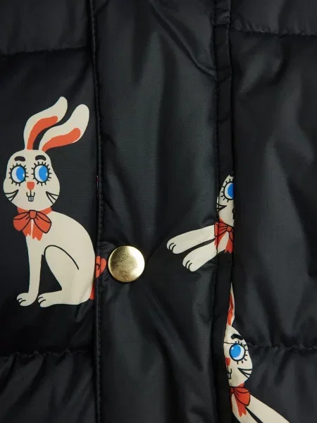 Mini Rodini пухова куртка дитяча Rabbits