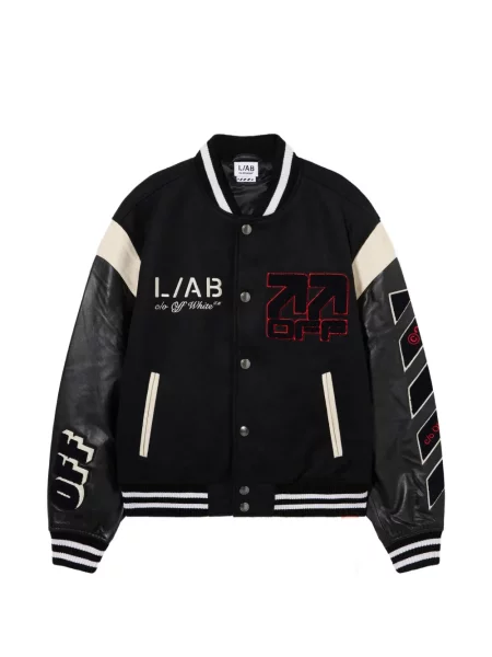 Яке тип бомбър L/ab C/o Off-white бяло