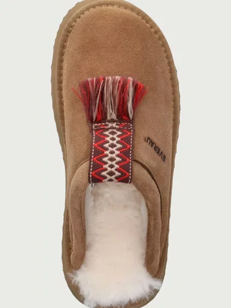Замшевые тапочки Everau